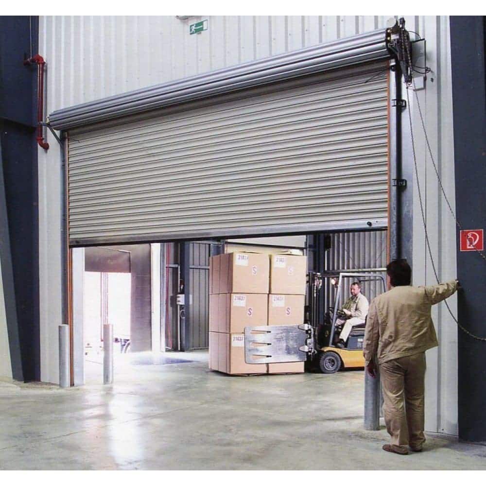 Rolling shutter garage doors